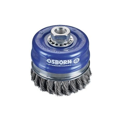 Brosse à fil pour meuleuse - Ø 100 mm - fil acier - Ø du fil 0.5 mm - OSBORN