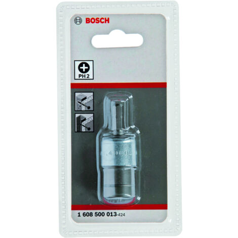 Bosch – Embout pour visseuse PH2 60 mm – Acier spécial pour matériaux tendres – Vissage précis avec embrayage de profondeur – 1608500013 (1/5)
