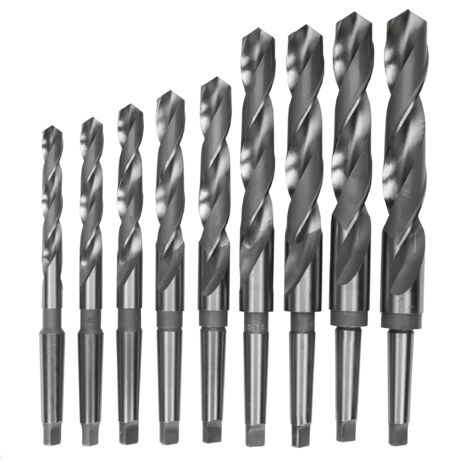 Optimum – Foret à métaux conique 3051003 – 9 pièces 14,5/16/18/20/22/24/26/28/30 mm – Longue durée de vie – Faible perte de copeaux (1/2)