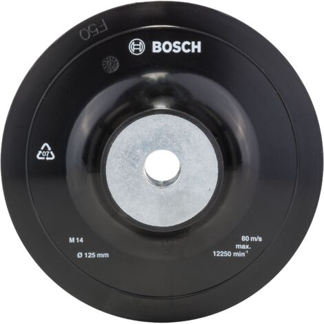 Bosch Plateaux de ponçage pour meuleuses angulaires, 125 mm