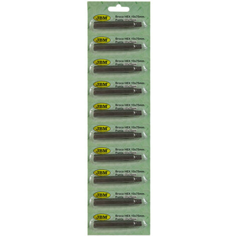 Embout de tournevis hexagonal (Ø 5 mm. - bouche 75 mm.)  JBM10376 (1/2)