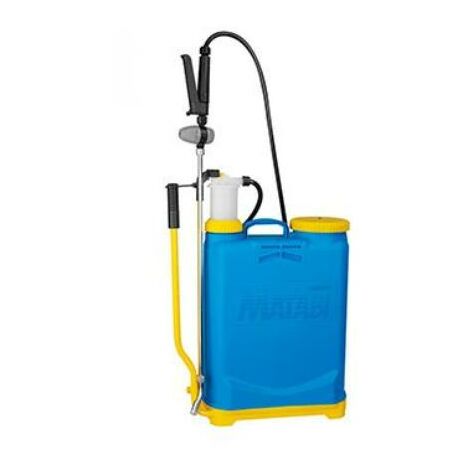 Matabi – Pulvérisateur à pression retenue 16L – Lance en laiton chromé 0,81m – Régulateur de pression 1,5-3 bar – Sac à dos avec bretelles rembourrées