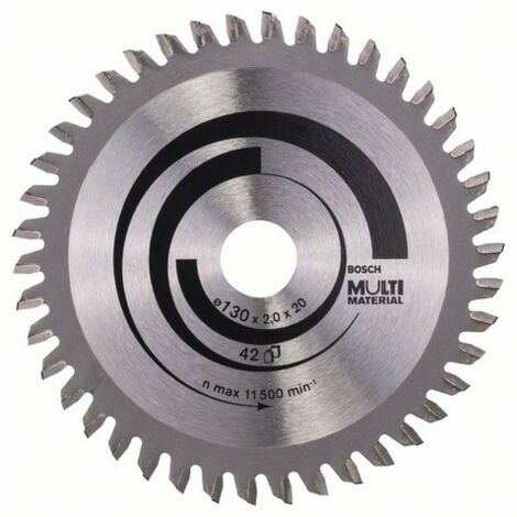 Lame de scie circulaire Bosch MultiMaterial 130x2,0x20 42Z - 2608641195