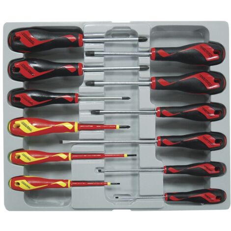 Jeu de tournevis combinés, MD912N1, 12 pièces TENGTOOLS 178210209 (1/3)