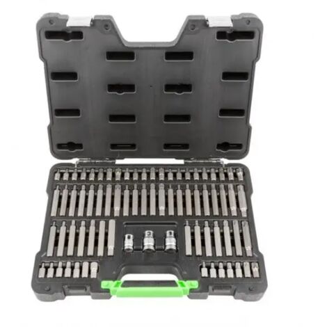 CARTER D’EMBOUTS DE 75 PIÈCES POUR VIS HEXAGONALES RIBE XZN TORX.  JBM52550