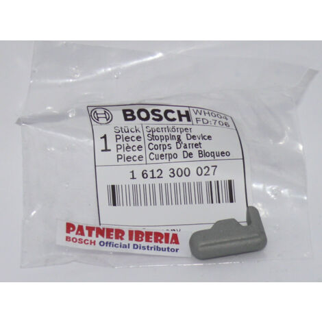 1612300027 Bosch Dispositif d'arrêt GBH GSH (Localisez votre machine ci-dessous)