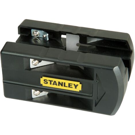 Stanley – Profileuse à 2 bords STHT016139 – Capacité de coupe jusqu'à 25,4 mm – Inserts métalliques pour réglage manuel – Pour stratifiés et placages