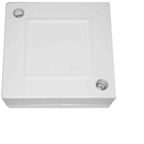 Boîte de connexion à surface carrée pour jonctions IP20 65x65x35mm pour minicanal jusqu'à 10x22mm en plastique coloré (1/2)