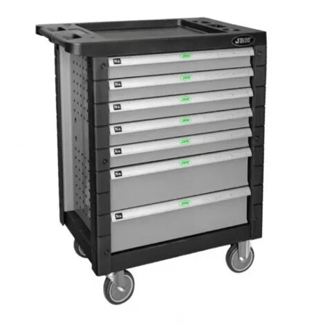 CHARIOT À OUTILS 7 TIROIRS GRIS - VIDE  JBM53761 (1/5)