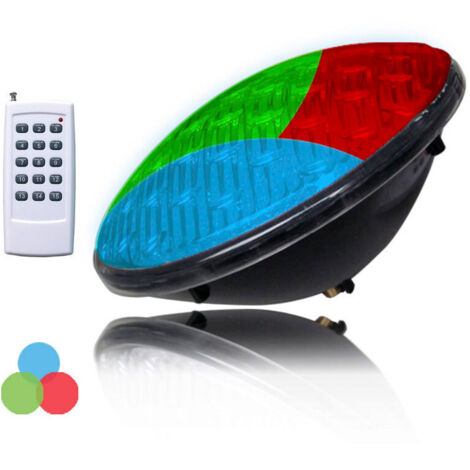 Ampoule de piscine, LED, Par56, 9W, 500lm, RGB multicolore, IP68, Ø176x6cm  EDM 97902 (1/3)