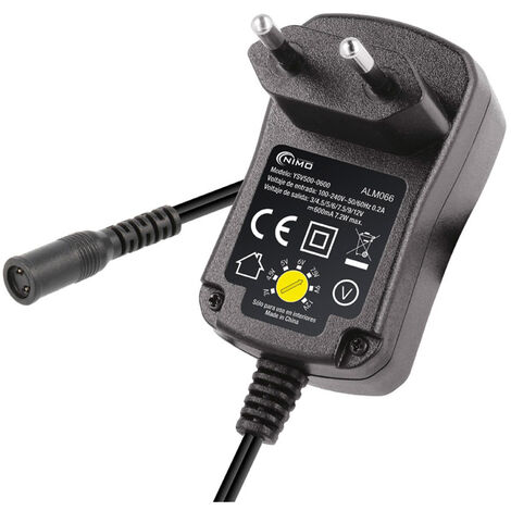 Alimentation électronique, 12V, 600mAh, 72W, sélecteur dimmable de 3V à 12V E3/03101 (1/3)