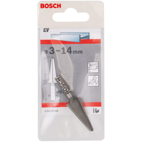 Bosch Accessories 2608596669 Fraise Progressive Chrome-Vanadium Ø 5-20 Mm Queue Cylindrique