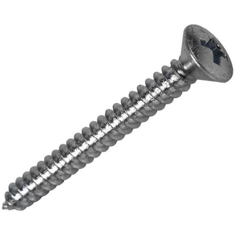 Vis autotaraudeuse, CP, zinc, 48 x 38 mm, boîte de 10 pièces.  Fadix 85761