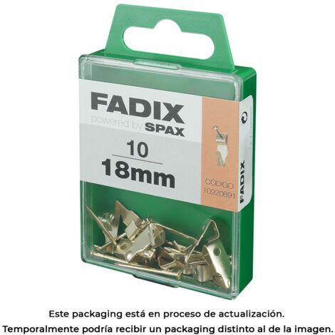 Hansafix cintre pour tableaux, 18mm, boîte de 10 pièces Fadix 85761 (1/3)
