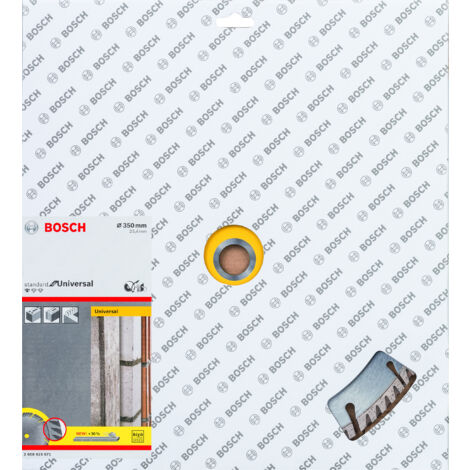 Bosch – Disque à tronçonner diamanté 2608615071 350 mm – Alésage 25,4 mm – Pour béton et maçonnerie – Coupe précise et durable