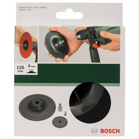 Bosch 2609256281 Plateau De Ponçage Pour Perceuse A Serrer 125 Mm