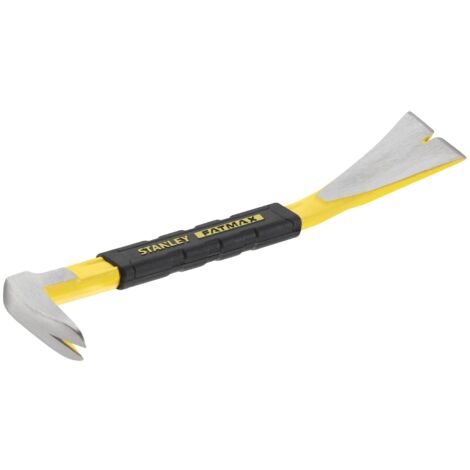 Stanley – Pince à décoffrer 254mm – Acier au carbone forgé – Inserts antidérapants – Griffes polies pour enfoncement facile – FMHT155009