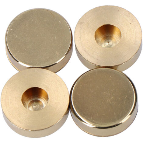 Trous filetés lisses en laiton, 12 polis, paquet de 4. EDM 85288 (1/4)
