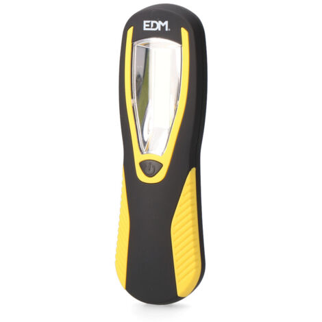 Lampe de poche LED XL, 5W, avec crochet et aimant, IP44  EDM 36380 (1/5)