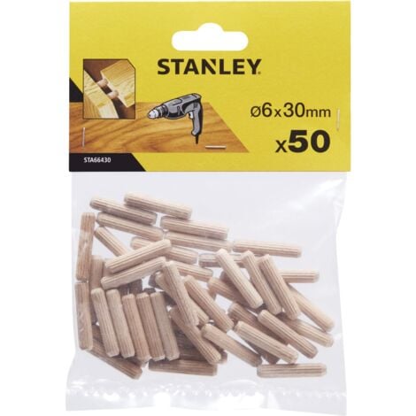 50 chevilles à assembler ø 6x30 mm.  STY-STA66430-QZ