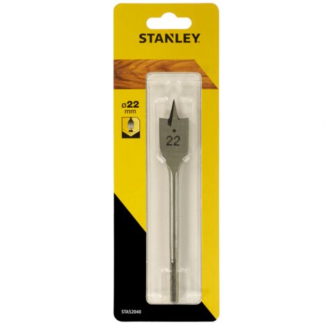 Foret à bêche avec pointe de centrage et arêtes vives ø 22mm STANLEY STA52040-QZ (1/2)
