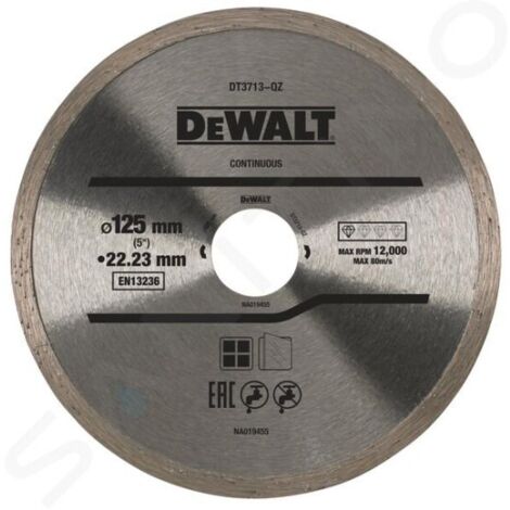 Disque à tronçonner diamanté 125 x 22,2 mm DeWalt DT3713-QZ (1/3)