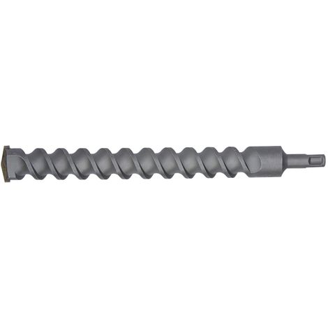 Dewalt – Foret béton SDS-Plus 25 mm – Longueur 450 mm – Spirale 4 cannelures pour élimination rapide des débris – Brasage cuivre haute température - DT9661-QZ