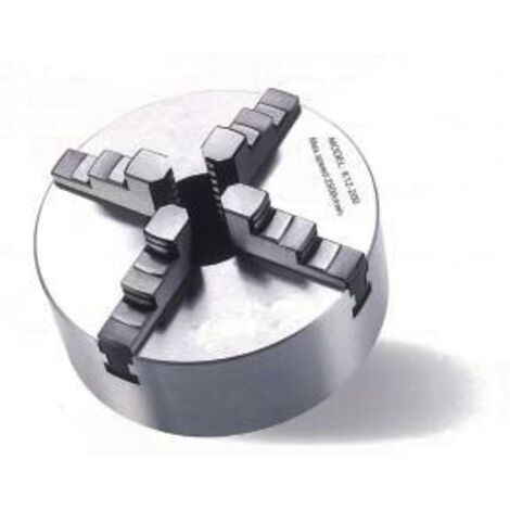 Mandrin 4 mors à serrage concentrique corps en fonte DIN55029 diam. 200 mm Camlock 5 Optichuck ZKC4-200-5 (1/2)