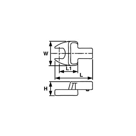 Insert de clé fixe, 690614, 14mm  TENGTOOLS 186301503 (1/2)