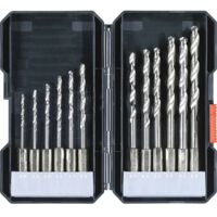 kwb 108810 HSS Jeu de forets pour le métal 12 pièces DIN 338 1/4 (6,3 mm) 12 pc(s)