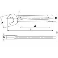 Clé fixe, 38 TENGTOOLS 902038 160740601