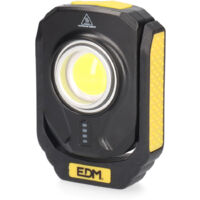 Lampe de poche LED compacte rechargeable 10W, 3 modes, IP44 EDM 36442
