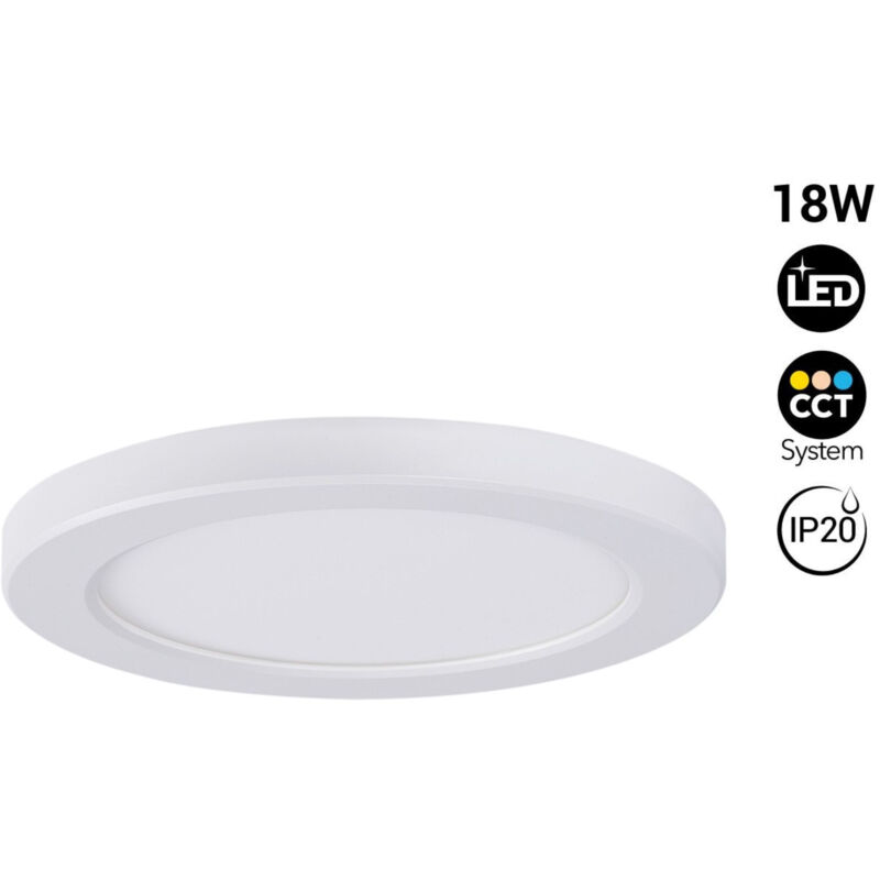 Plafón LED multifunción ajustable Universal CCT con Sensor 18W