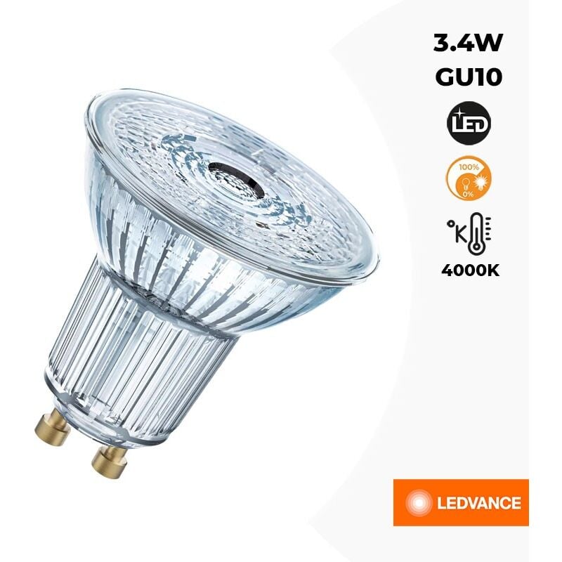 Bombilla Pro Par16 35 gu10 36º 34w 4000k osram reflector led regulable 36° 34 w4000