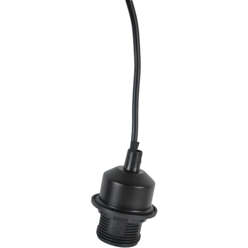 Kit para lampara casquillo E27 + cable con enchufe interuptor red +  Bombilla LED