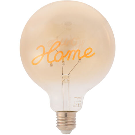 Bombilla Decorativa Filamento "HOME" E27 G125 - 4W - 2200K