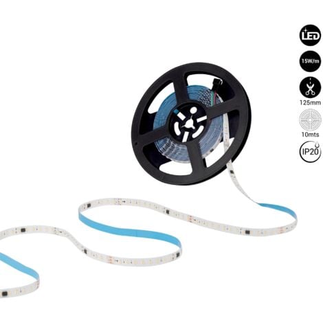 Tira LED Monocolor Inteligente IC 24V DC - 15W/m - IP20 - - Blanco Frío
