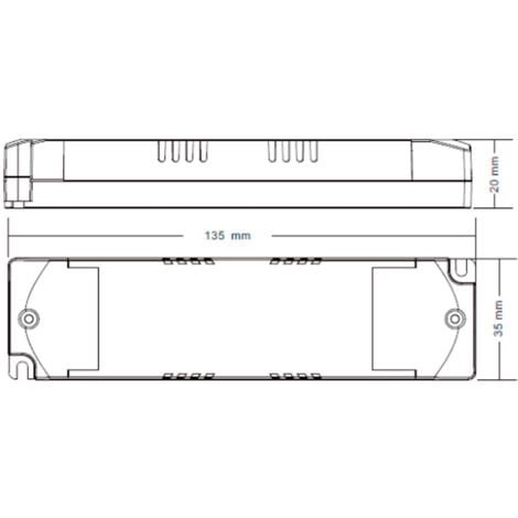 Driver Regulable DALI DT6 Monocolor 220-240V - Salida 6-42V DC -