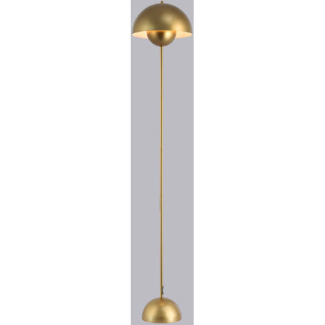 Lámpara De Pie De Diseño "Shapó" - Dorado