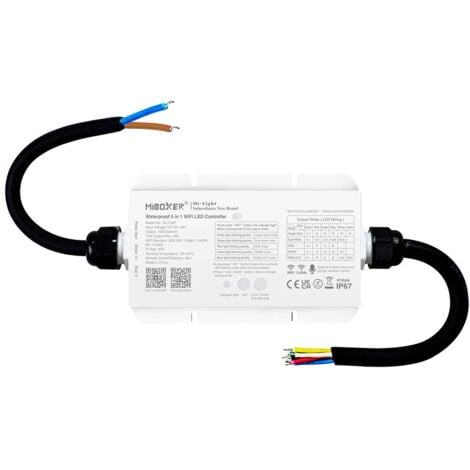 Controlador dimmer RF tira led 220V monocolor 720W, 6x14mm, conec