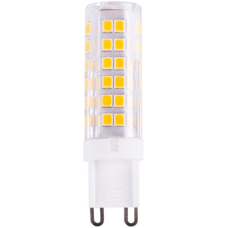 Bombilla LED G9 tubular 220-240V AC - 6W Blanco Cálido