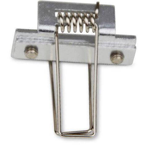 Grapa Metálica Para Sujeción De Perfil De Aluminio Empotrable