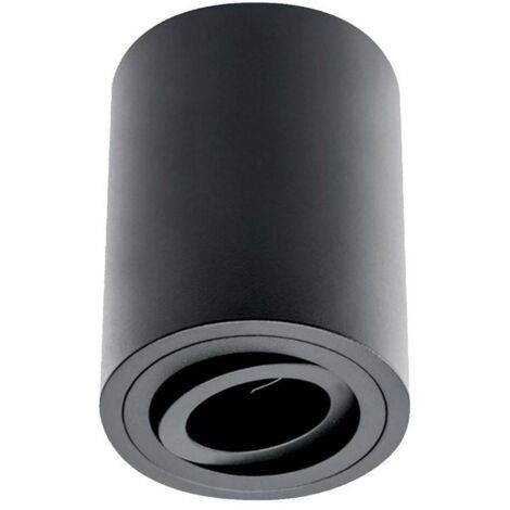 Aro downlight de superficie "SENSA" para bombilla GU10 | Negro