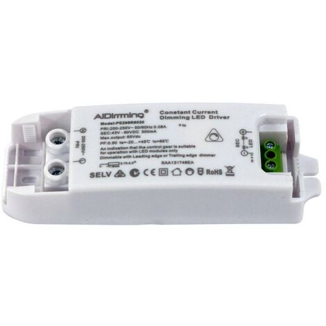 Driver Regulable TRIAC De Corriente Constante 43-60V 18W 300mA
