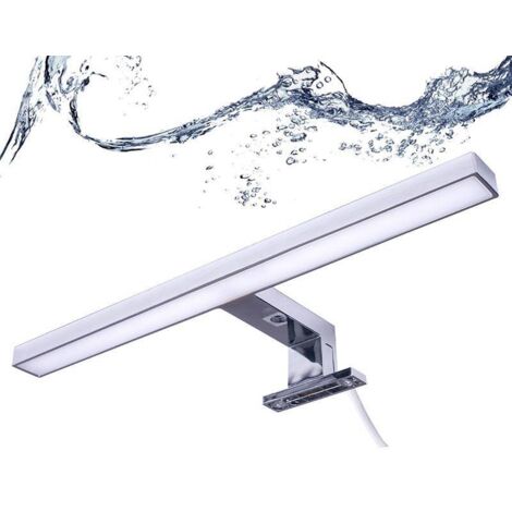 Aplique De Baño Para Espejo 5W - Fijación Espejo Y Mueble - 30cm - Blanco Cálido