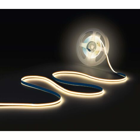 Tira LED COB 24V DC -Monocolor - FREE CUT - 11W/m - 8mm - IP20 - - Blanco Neutro