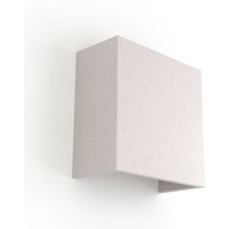 Aplique De Pared Concreto "Scuad" - Cuadrado - Up & Down - 1 X