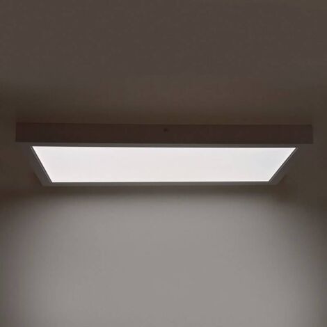 Plafon Panel LED De Superficie 60x30cm 24W 2150 Lumens - Blanco Neutro