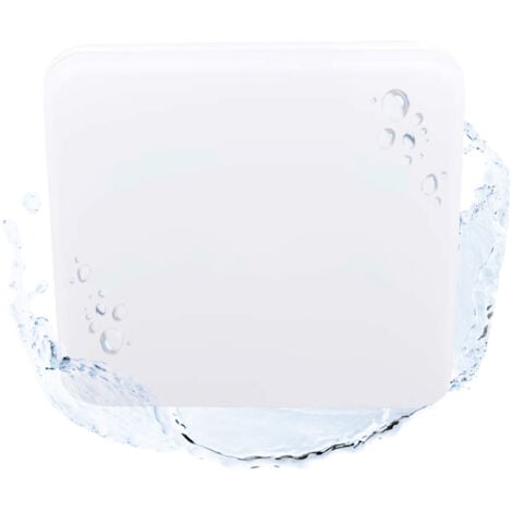 Plafón LED cuadrado de superficie 2640LM 24W IP54 estanco | Blanco Cálido