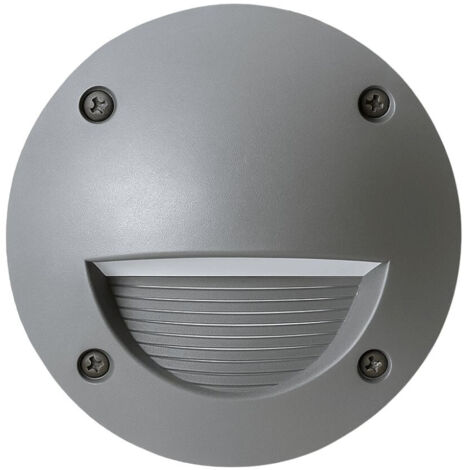 Baliza Empotrable LED FUMAGALLI "LETI 100 ROUND-ST" GX53 - 3W - - Gris